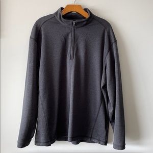 Pebble Brach  Grey 1/4 zip golf pullover